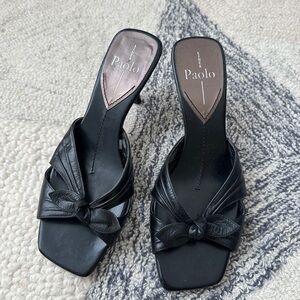 Vintage leather heels